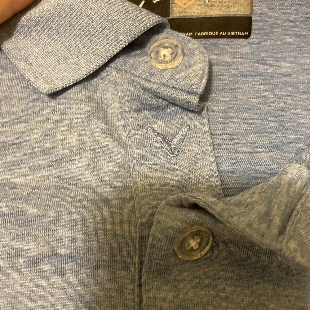 Callaway Optidri Men's Size L Blue Polo Shirt